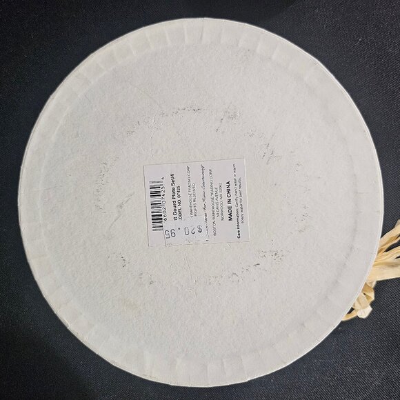 Boston Warehouse 2003 Harvest Gourd And Pumpkin Plates Set Of Four With Box - Picture 11 of 12